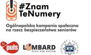 Baner &quot;znam te numery&quot;