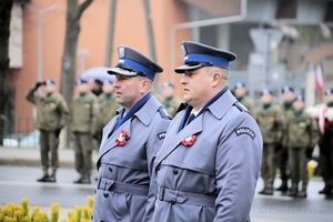 Komendanci, od lewej kom. Marcin Podkalicki, nadkom. Robert Gęborys