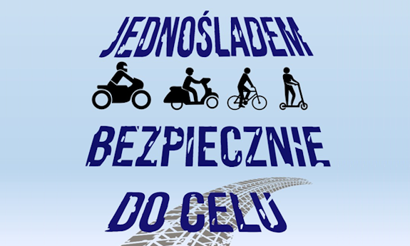 napis jednośladem bezpiecznie do celu