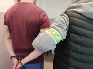 osoba zatrzymana, policjant